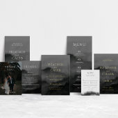 Programme Mariage couleur noir Misty Mountain