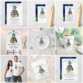 Gobelets En Papier Modern Adventure Travel Baby shower