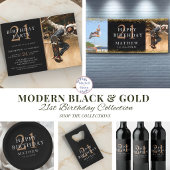 Fête d'anniversaire 21 ans Black & Gold Modner