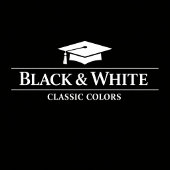 Menu de remise des diplômes 2026 noir et blanc mod