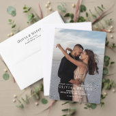 Faire-part de mariage photo classique moderne (Personnalisez la collection de ce créateur indépendant. Test)