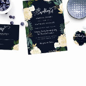 Moderne botanische bruiloft rond label