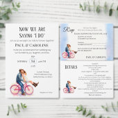 Save The Date Parti d'engagement de couple romantique Décontract (Personnalisez la collection de ce créateur indépendant.)