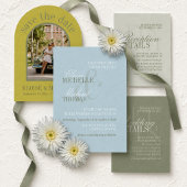 Invitation Mariage Formel Citron Vert Écriture Moderne