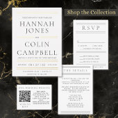 Moderne chique zwart & wit typografie programma