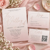 Sticker Rond Élégant Monogramme Mariage Script