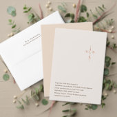 Programme Cérémonie de mariage chrétien Monogram Cross (Personnalisez la collection de ce créateur indépendant. Test)