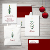 Verre À Vin Sans Pied Croyez Noël À feuillage persistant Arbre Moderne