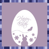 Planche À Découper Joyeux Oeuf de Pâques moderne Pastel violet