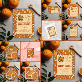 Assiettes En Carton Baby shower orange Citrus élégant et moderne