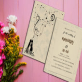 Invitation Moderne Élégant Romantique sera ma servante d'honn