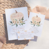 Roze pompoenen Baby shower roze goudprijs