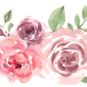 Serviette En Papier Fête des mariées florale moderne