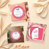 Geometrische roze moderne dank u zandsteen onderzetter