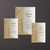 Gobelets En Papier Tasse en papier orné or moderne (Personnalisez la collection de ce créateur indépendant.)