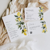 Serviette En Papier aquarelle citrons verdure la veille