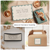 Moderne minimale olijfgroene retro golvende rand kaart