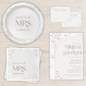 Pearls of Wisdom Bridal Shower Advice Informatiekaartje