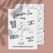 Serviette En Papier Doodle Retro Personnalisé Moderne Balloon Joyeux A