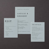 Modern Slate Editorial All Caps Save the Date (Personnalisez la collection de ce créateur indépendant.)