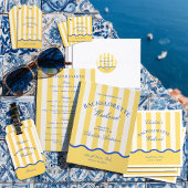 Étiquette À Bagage Voyage de week-end de célibataire d'été moderne