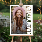 Invitation Modern Simple Graduate 2 Photo Graduation Party 