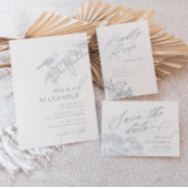 Programme Dusty Blue Victorian Marigold Mariage Numéro de ta