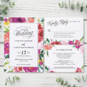 Invitation à la douche nuptiale fleurie (Personnalisez la collection de ce créateur indépendant.)