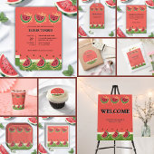 Invitation Baby shower moderne Watermelon
