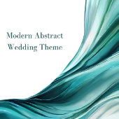 Invitation Mariage moderne-Emerald Green-Photo-