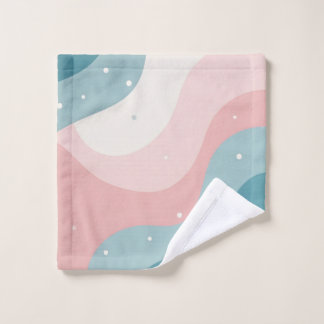 Collection Moderne Abstraite Rose Pâle Menthe