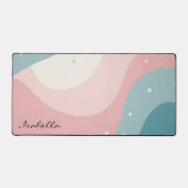 Collection Moderne Abstraite Rose Pâle Menthe (Recto)