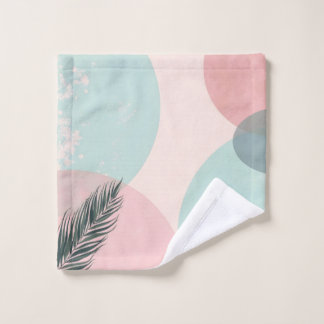 Collection Moderne Abstraite Rose Pâle Menthe