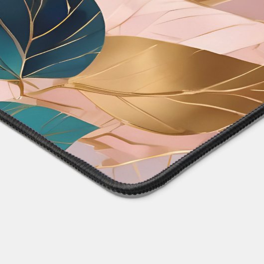 Collection moderne de Feuilles Boho en or rose vif (Coin)