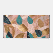 Collection moderne de Feuilles Boho en or rose vif (Recto)