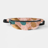 Collection moderne de Feuilles Boho en or rose vif (Recto)