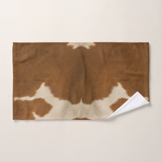 Collection moderne Vache Faux Cuir Élégante (Serviette à main)