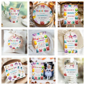 Schattige kleurrijk Onze kleine monsterverjaardag Kaart