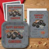 Étiquette de logo Monster Jam