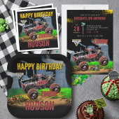 Carte Monster Jam - Anniversaire Zombie