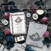 Tenture A Little Wild One Baby Zebra Print Backdrop