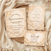 Cartons Réponse Moonlight Elegance Quinceañera