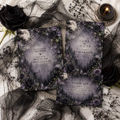 Invitation Mariage de fée gothique au clair de lune