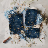 Moonlit Starflower Wedding Bedankkaart