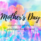 Hummingbird and Cactus Bloom Moederdag Kaart