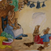 Carte de fête des mères Beatrix Potter