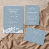 Menu Mariage Élégant et Moderne (Personnalisez la collection de ce créateur indépendant. )