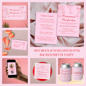 Invitation Muumuus & Margaritas Pink & Red Bachelorette