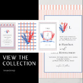 Invitation Simple minimaliste Mariage de homard nautique