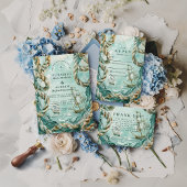 Invitation Nautical Rope Voyage Wedding